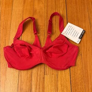 Olga Red Underwire Support Bra
